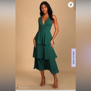 Lulus Green Dress